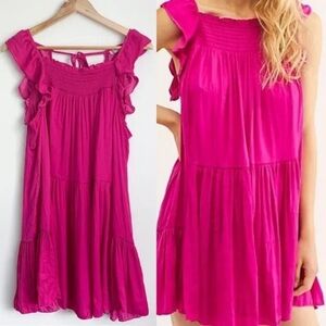 FREE PEOPLE Intimately “Want Your Love” Mini Dress In Deep Orchid Size Small
